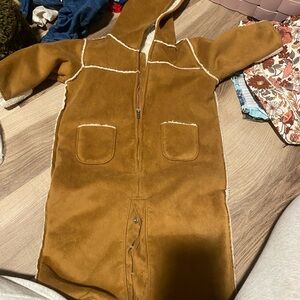 GAP Brown Hooded One Piece